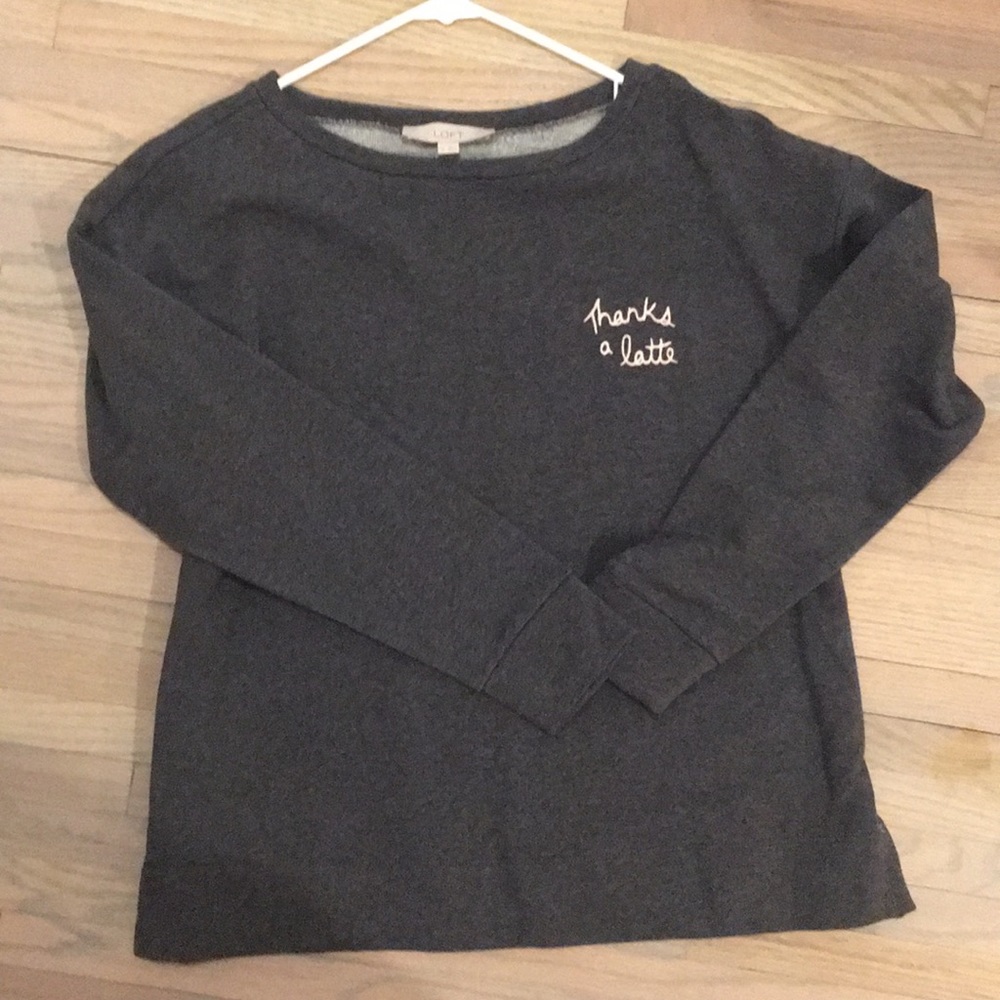 NWT Loft Thanks A Latte top